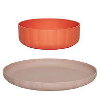 OYOY Matarsett - Lífplast - 2 Partar - Pullo - Rose/Apricot