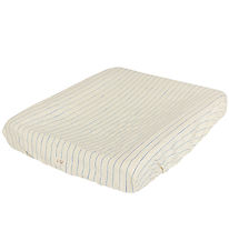 OYOY Housse de Matelas  Langer - Optique Blue