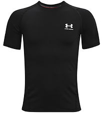 Under Armour Stuttermabolur - UA HeatGear Arnour - Svart