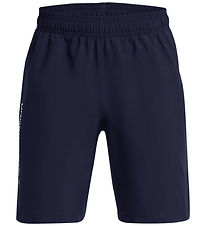 Under Armour Stuttbuxur - UA Woven Wdmk - Midnight Dökkblátt