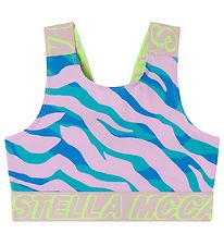 Stella McCartney Kids Sports Bra - Pink/Blue/Green Striped