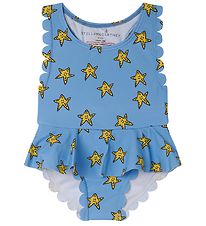 Stella McCartney Kids Swimsuit - UV50+ - Blue/Yellow w. Starfish
