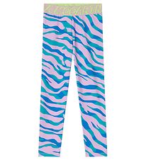 Stella McCartney Kids Leggings - Pink/Blue/Green Striped