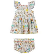 Stella McCartney Kids Kleid m. Bloomers - Wei/Pastel