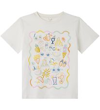 Stella McCartney Kids Stuttermabolur - Hvítt/Pastel