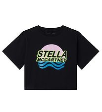 Stella McCartney Kids T-Shirt - Zwart m. Print