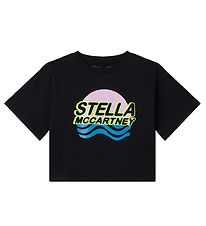 Stella McCartney Kids Stuttermabolur - Svart M. Prentað