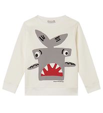 Stella McCartney Kids Sweatshirt - White w. Shark