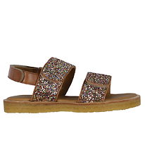 Angulus Sandals - Tan/Multi Glitter