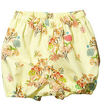 Christina Rohde Shorts - Jaune av. Fleurs