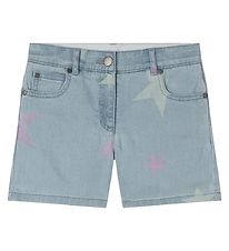 Stella McCartney Kids Denimshorts - Celeste w. Stars