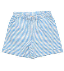 Copenhagen Colors Stuttbuxur - Sky Blue/Cream Stripe