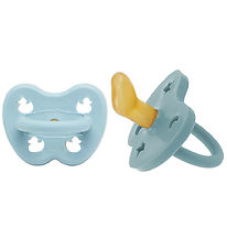 Hevea Pacifiers - 3-36 Mths. - 2-Pack - Natural Rubber - Ocean/C