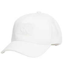 Calvin Klein Cap - Embossed Monogram - Bright White