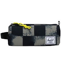 Herschel Pencil Case - Settlement - Black Stencil Checker