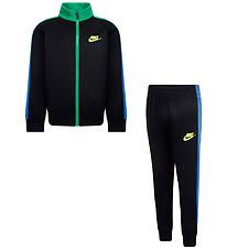 Nike Survtement - Gilet/Pantalon - Noir/Vert