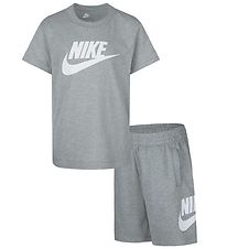 Nike Shorts Set - Shorts/T-Shirt - Dark Grey Heather