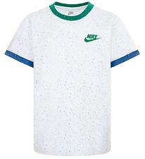 Nike T-shirt - White w. Flecks