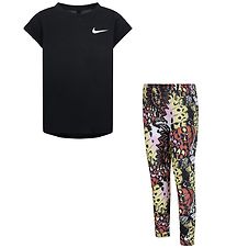Nike Trningsset - Leggings/T-shirt - Adobe
