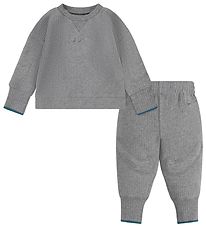 Nike Set - Rib - Trousers/Blouse - Carbon Heather