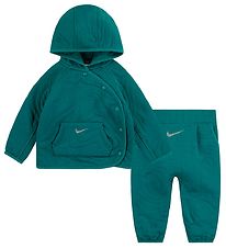 Nike Set - Quilted - Trousers/Cardigan - Geode Teal