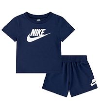 Nike Stuttbuxnasett - Stuttbuxur/Stuttermabolur - Midnight Dökkb