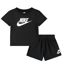 Nike Stuttbuxnasett - Stuttbuxur/Stuttermabolur - Svart