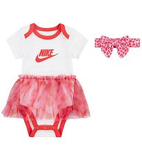 Nike Lahjapaketti - Hiusnauha/Body l/h - Valkoinen/Vaaleanpunain