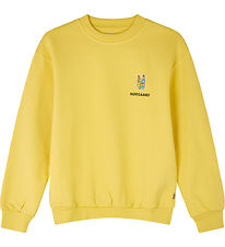 Mads Nrgaard Sweatshirt - Sonar - Lemon Zest