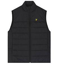 Lyle & Scott Pehmustettu liivi - Jet Black