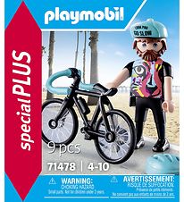 Playmobil SpecialPlus - Cycliste sur route Paul - 9 Parties - 71