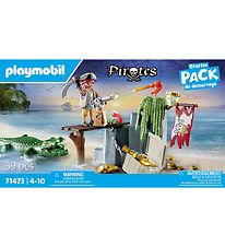 Playmobil Pirates - Pirate avec Alligator - 71473 - 59 Parties