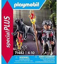 Playmobil SpecialPlus - Krieger mit Wolf - 12 Teile - 71482
