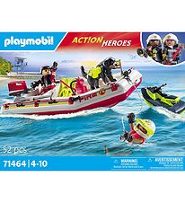 Playmobil Action Heroes - Fireboat with Jet Ski - 71464 - 52