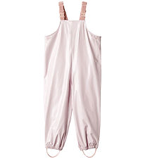 Wheat Rain Pants w. Suspenders - PU - Charlo - Cherry Bloom Glos