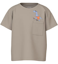 Name It T-Shirt - NmmVilian - Puur kasjmier/Dinosaur