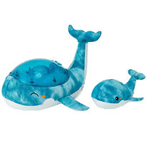 Cloud-B Night Lamp w. Sound - Tranquil Whale w. Youth - Blue