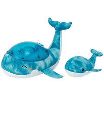 Cloud-B Nattlampa m. Ljud - Tranquil Whale m. Ung - 30x28x13 cm
