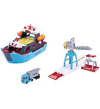 Majorette Toys - 30+ Parts - Maersk Logistics Cargo Ship