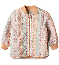 Wheat Thermo Jacket - Loui - Rainbow Flowers