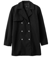 LMTD Jas - NlfMata - Trenchcoat - Zwart