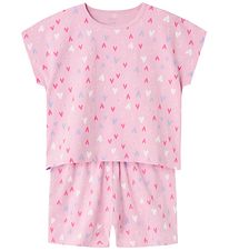 Name It Pyjama set - NkfNachtset - Noos - Roze Lavender