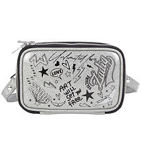 Zadig & Voltaire Shoulder Bag/Bum Bag - Klea - Silver Glitter w.