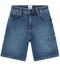 BOSS Jeansshorts - Doppelt Stone