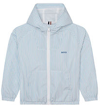 BOSS Jacket - Light Blue/White Striped