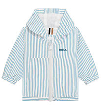 BOSS Jacket - Light Blue/White Striped