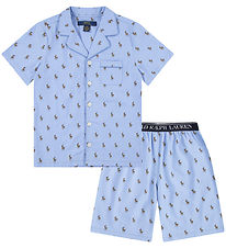 Polo Ralph Lauren Pyjama Set - Elite Blue w. Logos
