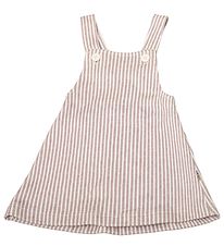 Joha Kleid - Pinafore - Mattes Lila/Weiß