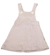 Joha Robe - Pinafore - Violet Cendr/Blanc