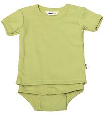 Joha Bodysuit s/s - Rib - Dusty Green